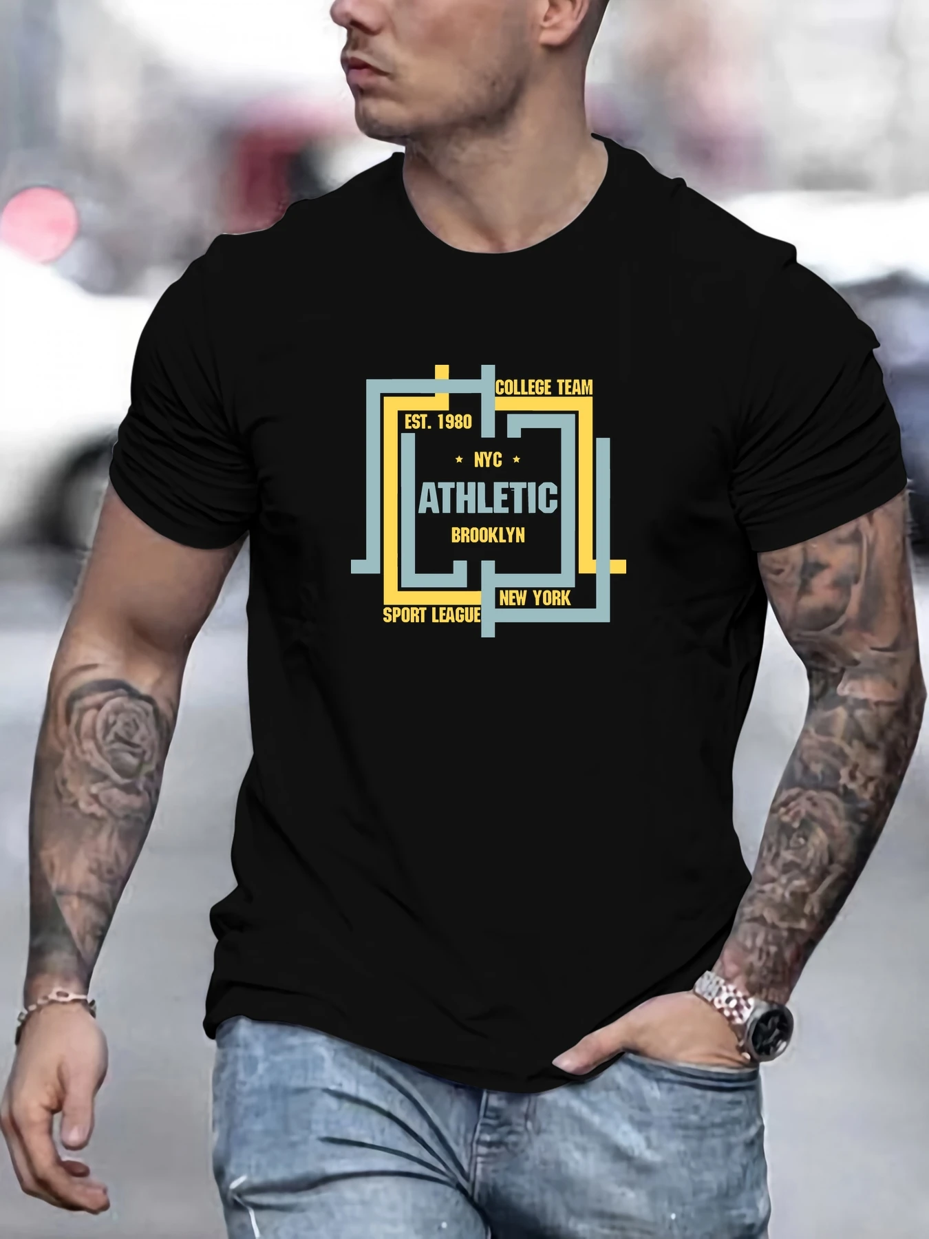 

T Shirt for Man 100% Cotton Summer Round Neck Short Sleeve Graphic Print Breathable Streetwear Fashion Leisure Cool T-shirt