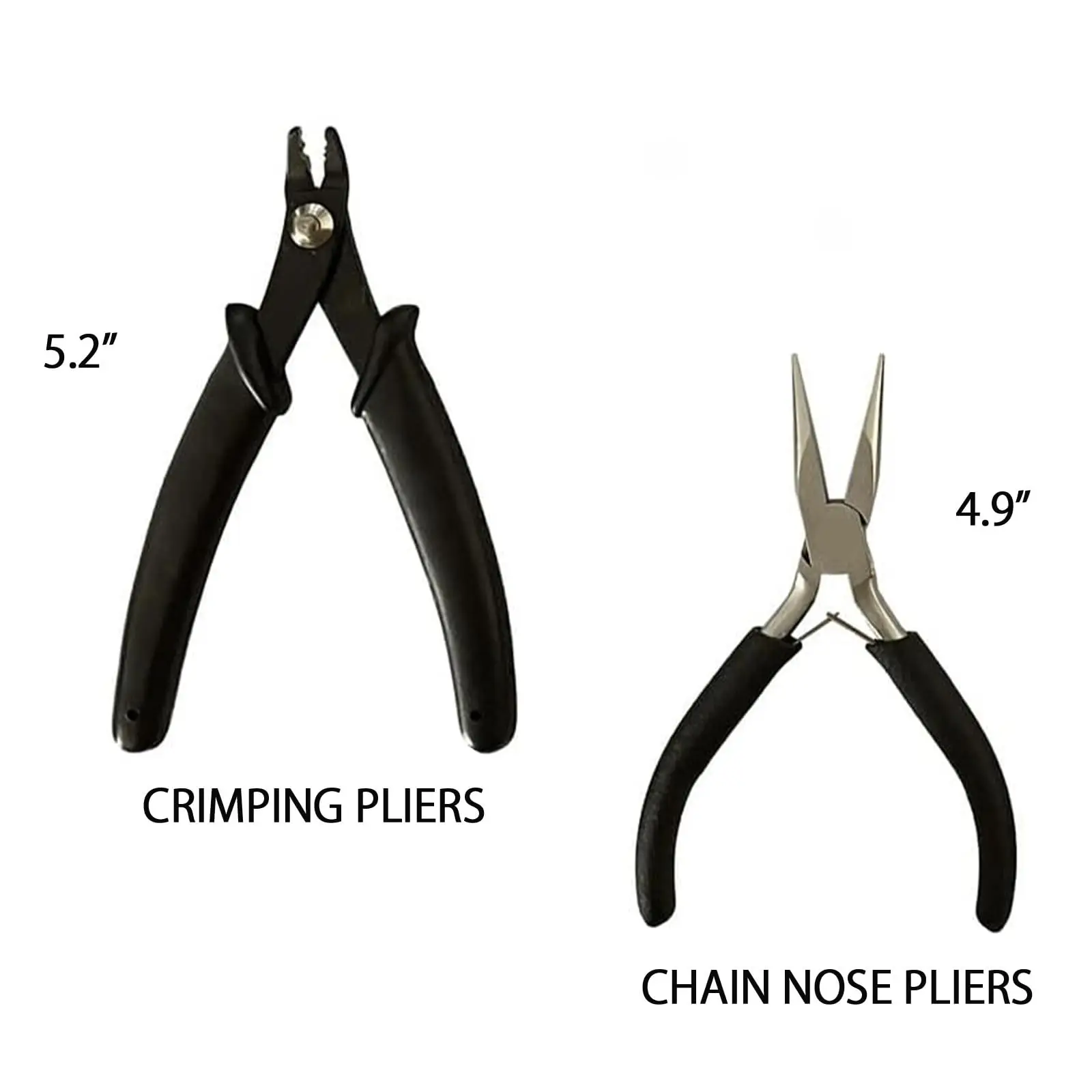 10 Pieces Pliers Set Jewelry Making Tools, Carbon Steel Making Supplies for DIY Beading Projects, Wire Wrapping,Split Ring Plier