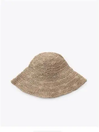 new-2025-summer-handwoven-fisherman-hat-women's-holiday-style-teenager's-wide-brim-round-top-farmhouse-cap-adjustable-fit