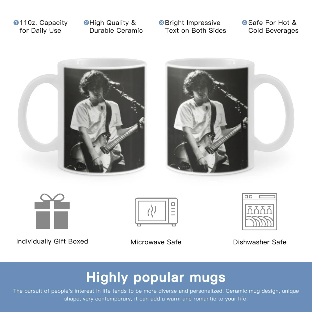 Retro Jeff Buckley Pop Singer Free shipping 11OZ Coffee Mug Beer Mugs Tea Milk Cup For coffee Lovers Surprised Gift