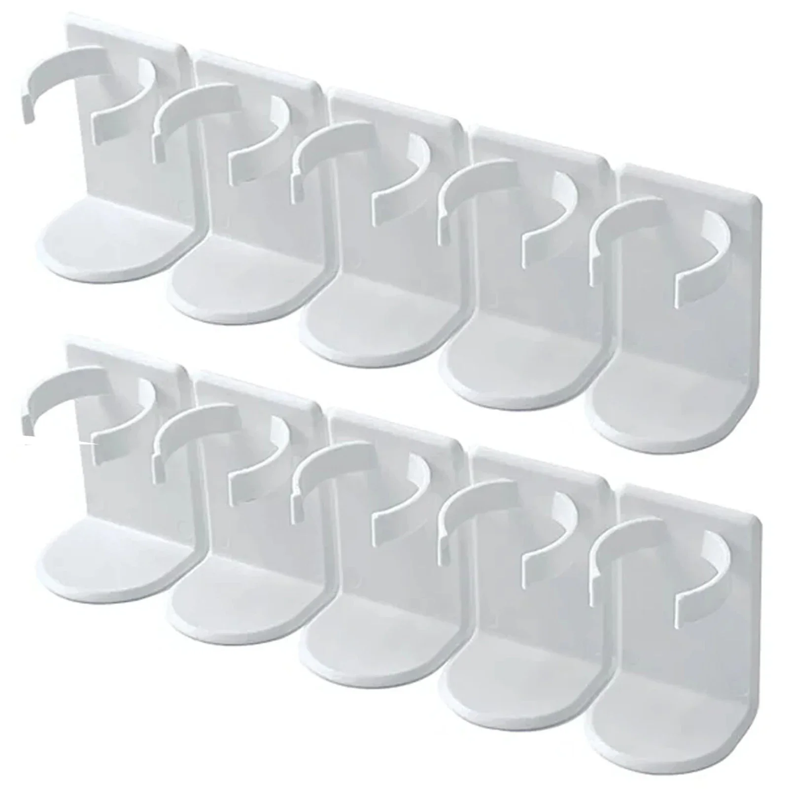 

Wall Mounted Spice Bottle Storage Rack Kitchen Seasoning Holder Adhesive Plastic Clip Cabinet Door Spice Jar/Cosmetic Dispenser