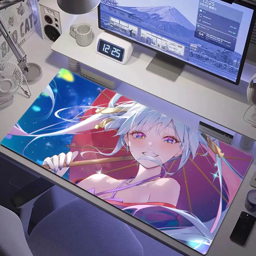 2026 New Anime Cosmic Princess Kaguya Mouse Pad XXL Kawaii Girl Yachiyo Runami PC HYBXAXC Large Gaming Keyboard Desk Table Mat