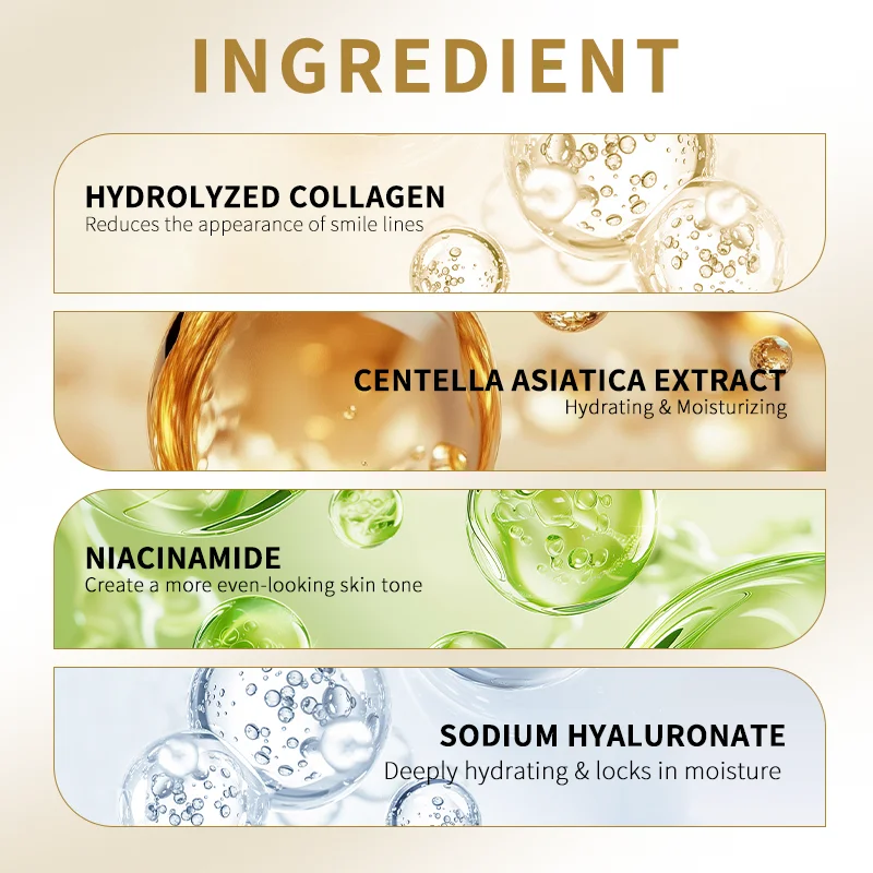 Bio-Collagen Eye Mask 60 Patches, Cooling Hydrogel For Puffy Eyes with Niacinamide & HA, Brightening Hydrating Firming, Soothing view 5