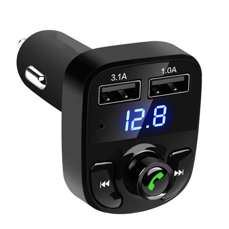 

Car MP3 Music Player Car Radio FM Adapter Transmitter Receiver Portable Calling Radio Adapter With LED Screen For RVs SUVs And