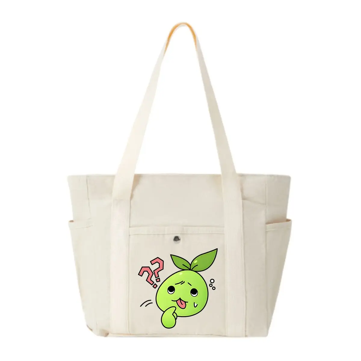 Green Fruit Fun Idea Einfache Canvas-Tasche Damen Basic Shopping Pendeltasche