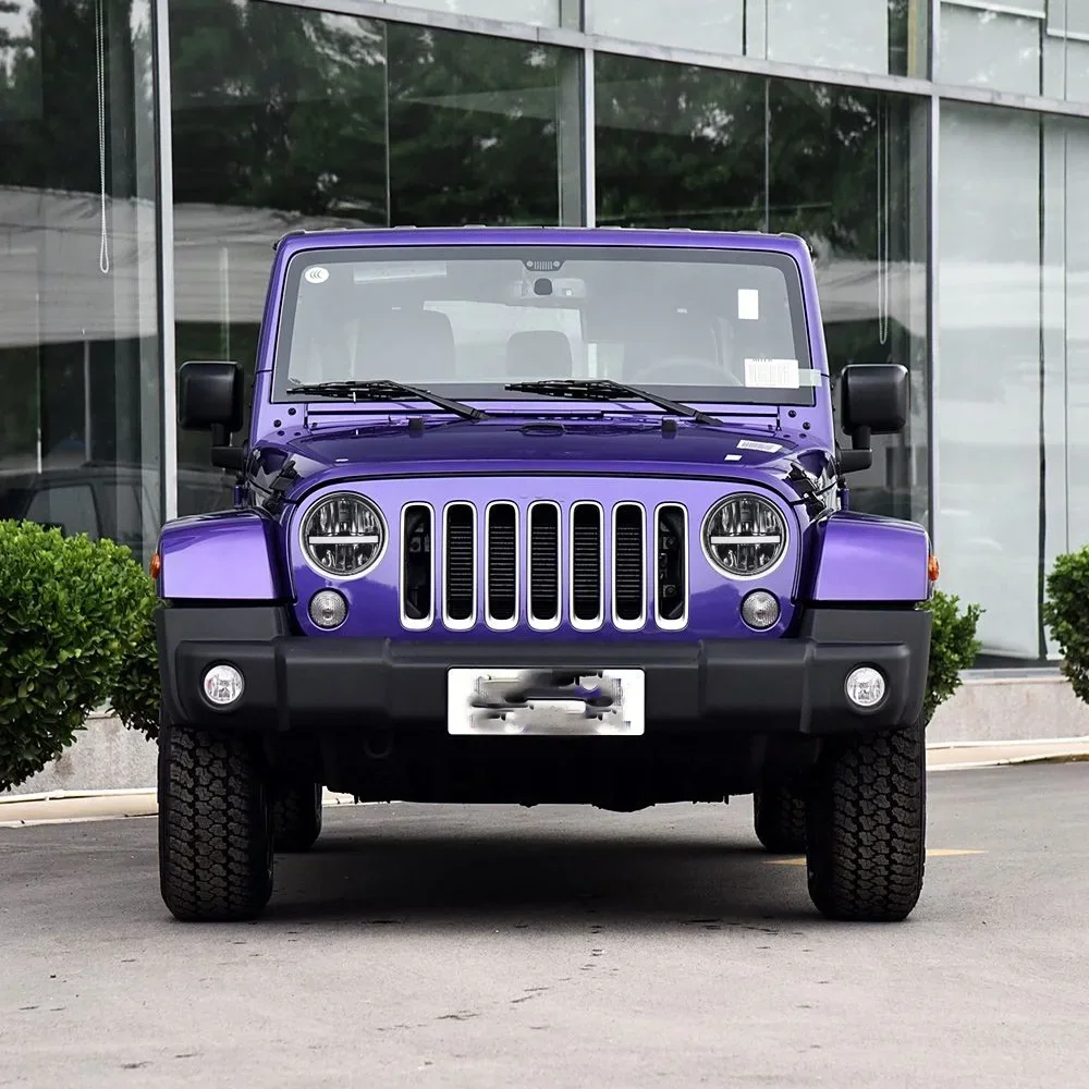 ل جيب رانجلر 2007-2017 السيارات مجموعة مصابيح أمامية ترقية تسليط الضوء على جهاز عرض (بروجكتور) ليد عدسة التوصيل والتشغيل أدوات اكسسوارات السيارات