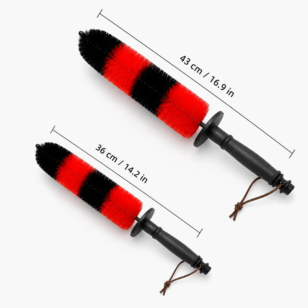 Car Wheel Multifunction Cleaning Brush Long Soft Handle Tire Rim Hub Detailing Tool for Auto Motorcycle Engine Grille Washing