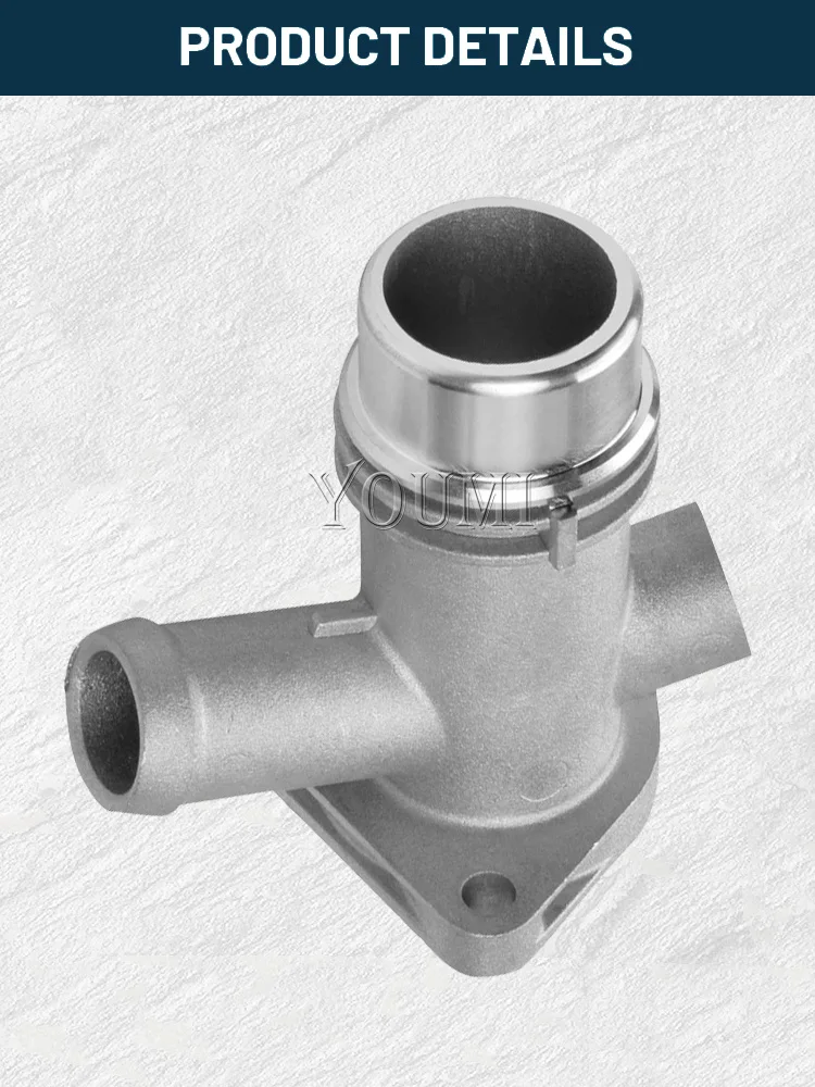 B58 Engine Coolant Outlet Connector Flange-Alu For BMW F30 F31 M240i 340i 440i 540i 740i X3/X4 M40i Hose Connector 11118619408 view 6
