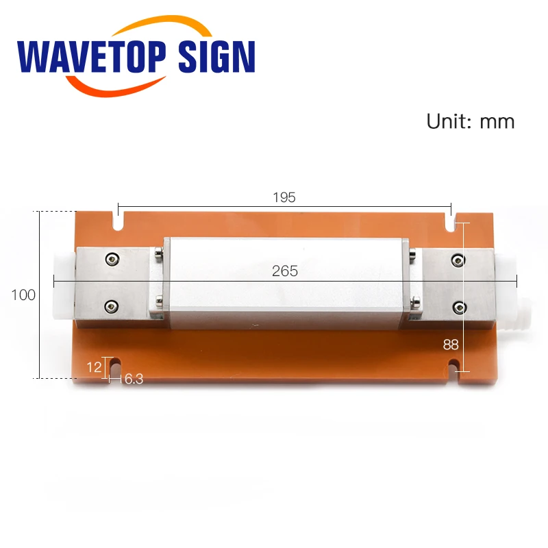 WaveTopSign 단일 램프 세라믹 공동 사용 제논 램프, 크리스털 막대, 7x145mm, 8x125x270mm