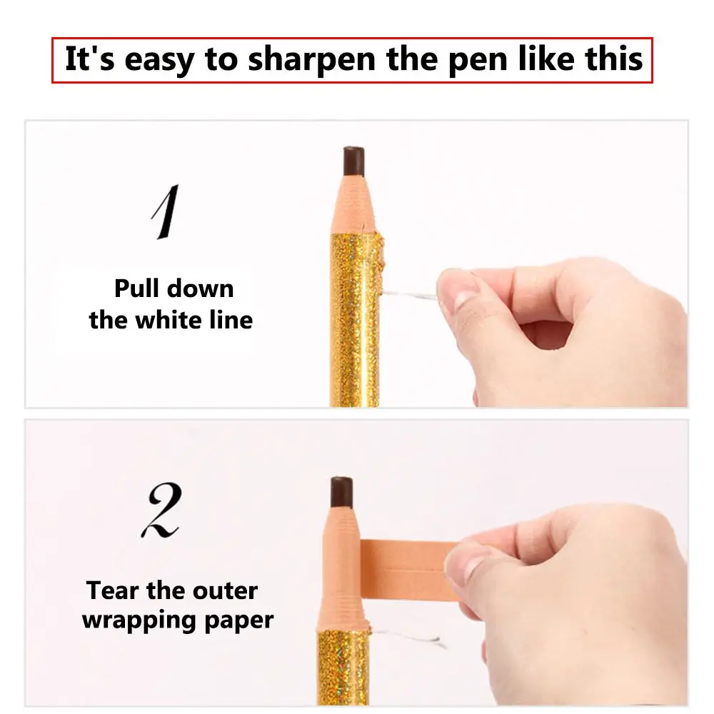 Draw Line Artist Long-lasting Eyebrow Pencil Sweatproof Make-up Waterproof
