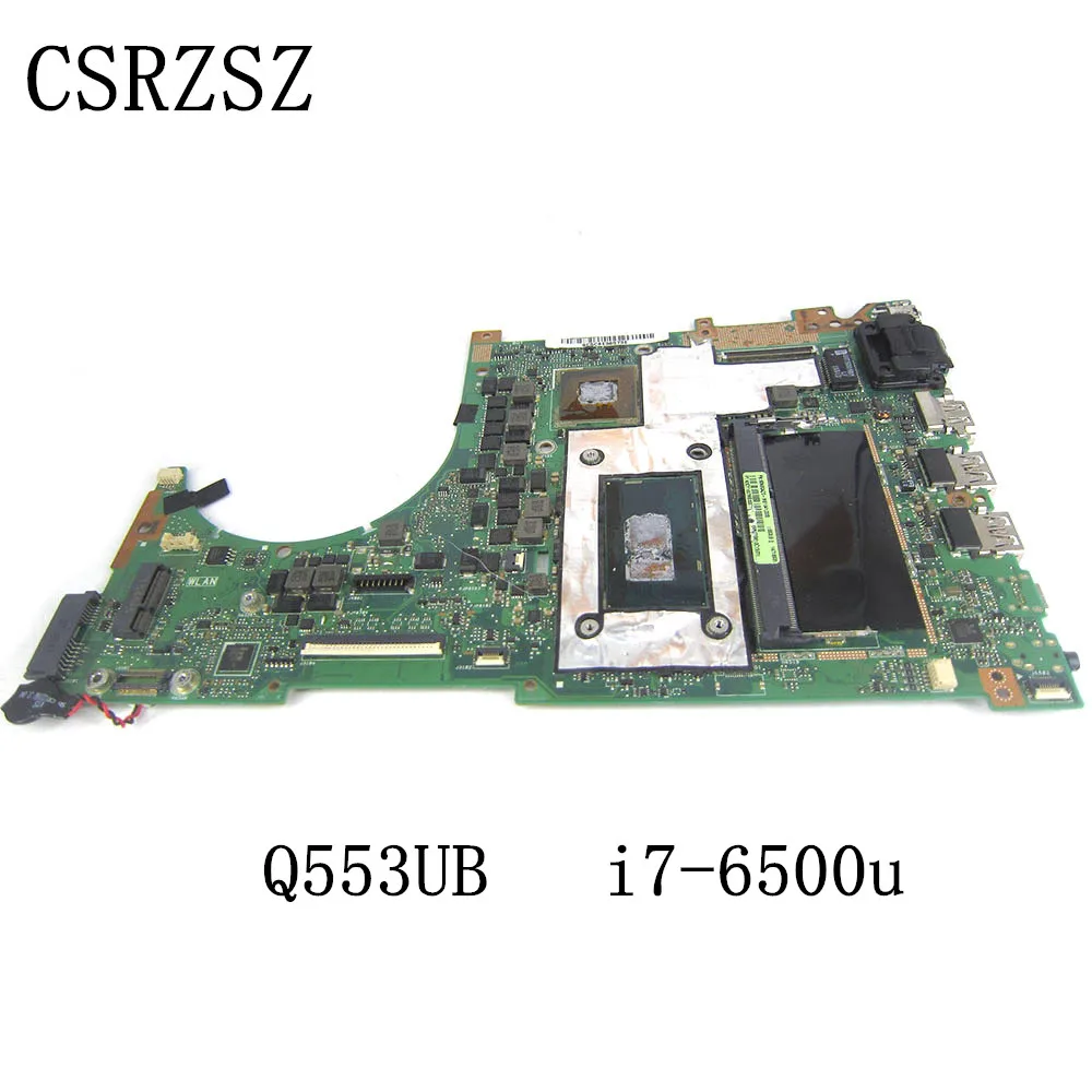 For ASUS  Original  Laptop motherboard  Q553UB mainboard  REV 2.0 Processor i7-6500u   100% Test ok