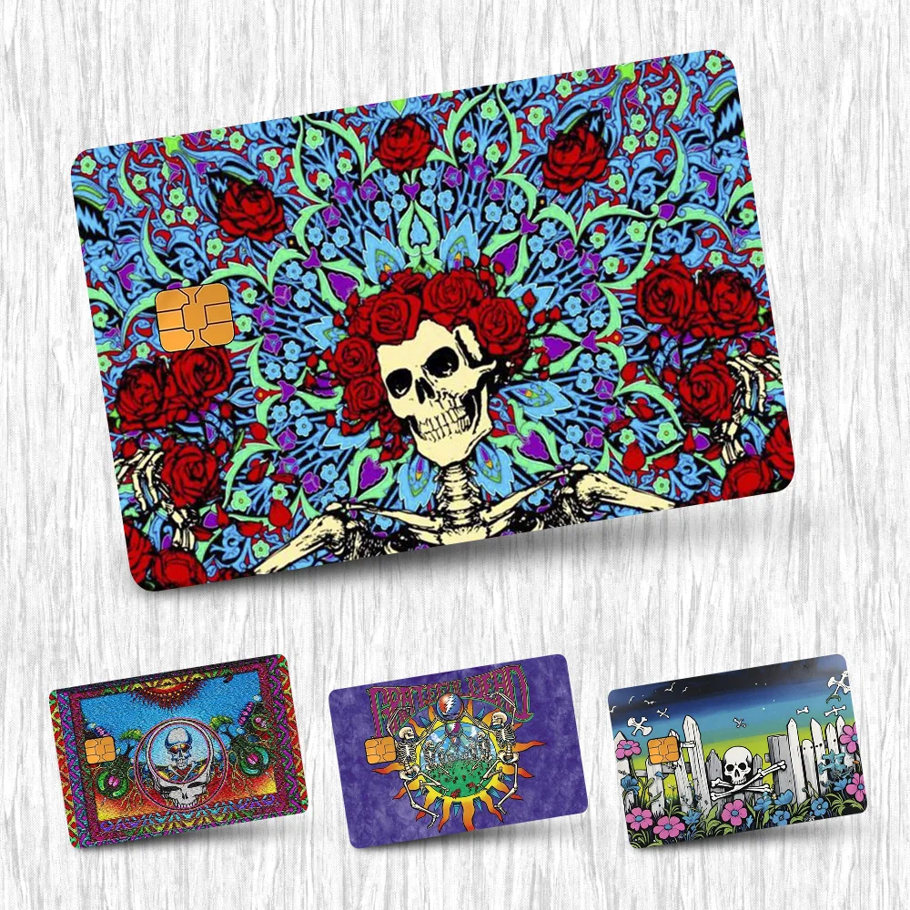 Аниме Grateful Dead Card наклейки кредитная карта DIY защитные наклейки для карт водонепроницаемая пленка для кожи