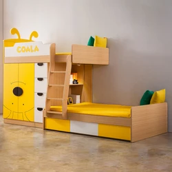 Piccolo appartamento: letto a castello multifunzionale, letto a castello, letto a castello, letto per bambini, letto diviso, combinazione letto madre e bambino