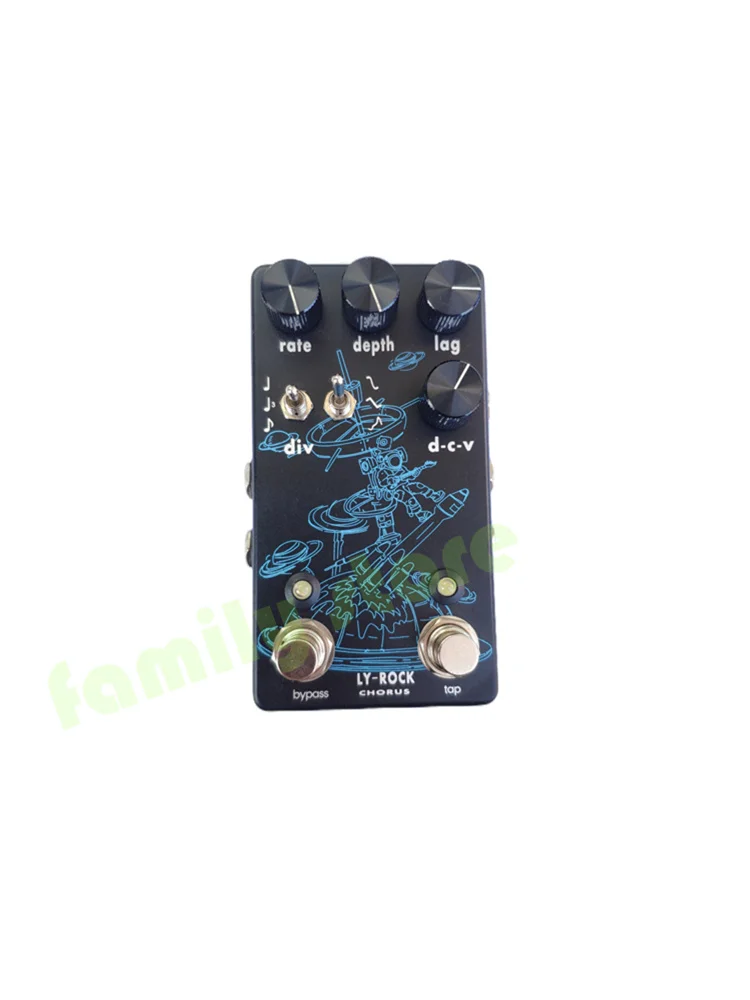 LY-rock Unique fusion of chorus and vibrato 9V100ma，LY-ROCK Siren Stereo Chorus Guitar Effects