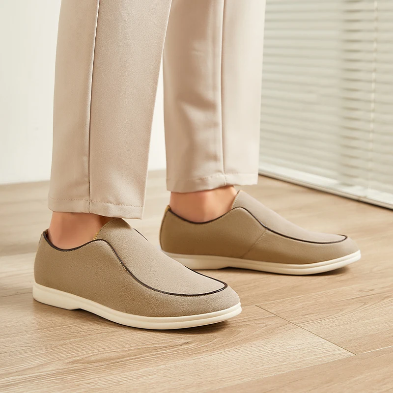 

Модные мужские туфли-лоферы класса люкс, весенние, в британском стиле, замшевые, повседневные, дышащие, удобные, без шнурков, для свадьбы