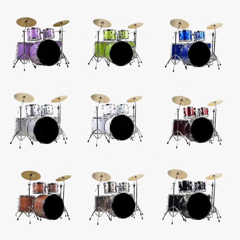 2022 Nieuwe professionele jazzdrumset Muziekinstrument Akoestische drumstel voor volwassenen