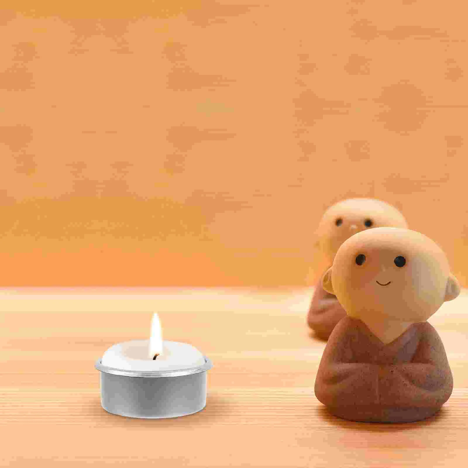 20 Uds. Portavelas, taza vacía con tapa, contenedores decorativos, velas cónicas DIY