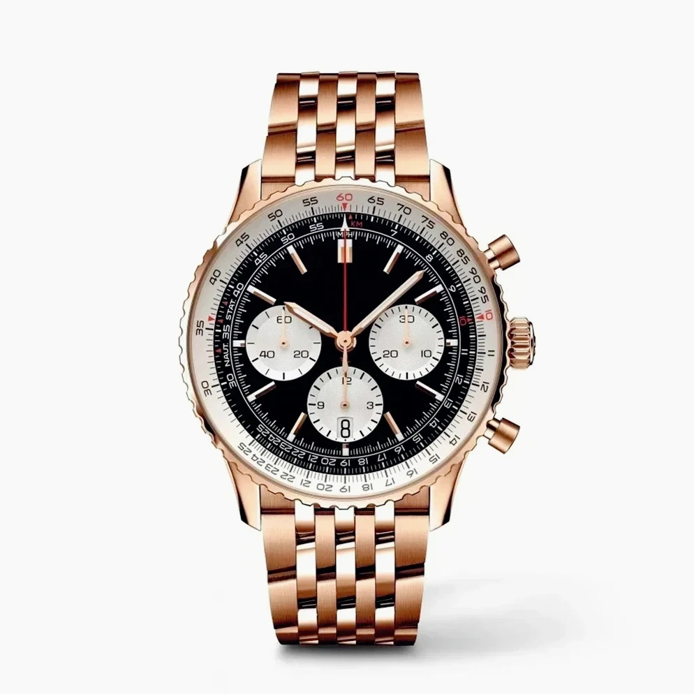 2026 hoogwaardig vrijetijdshorloge, multifunctioneel quartz chronograafhorloge voor heren, AAA, VK63 uurwerk AAAAA