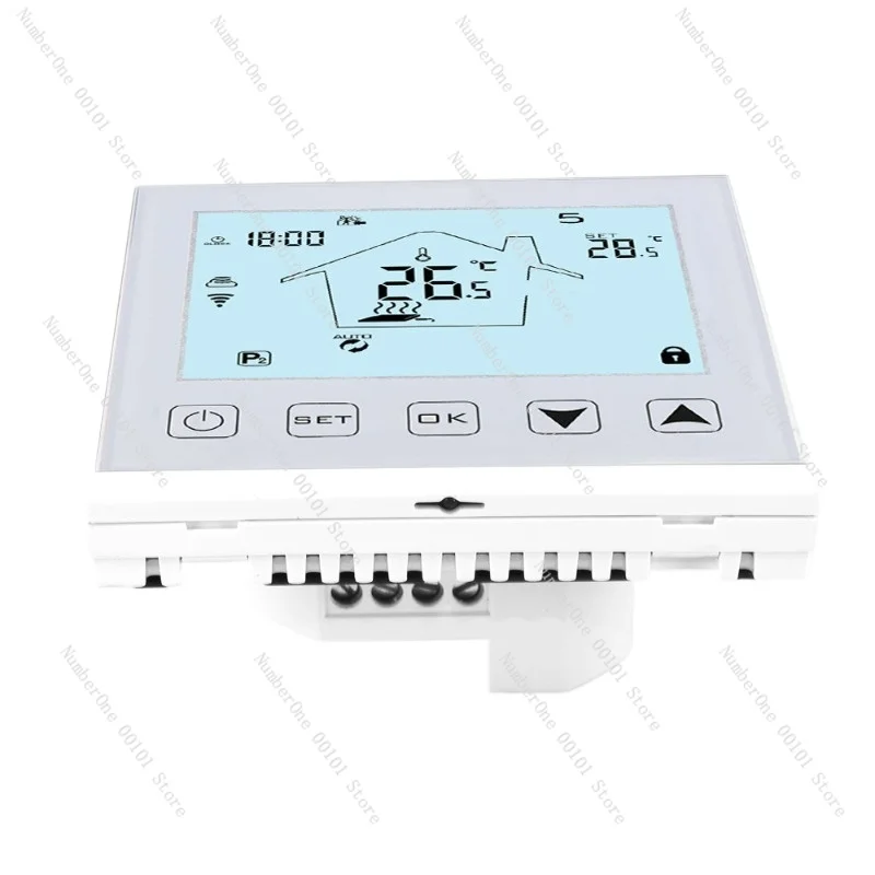Smart Digital Display Central Air Conditioning Control Panel Smart Thermostat Remote Language Control Thermostat