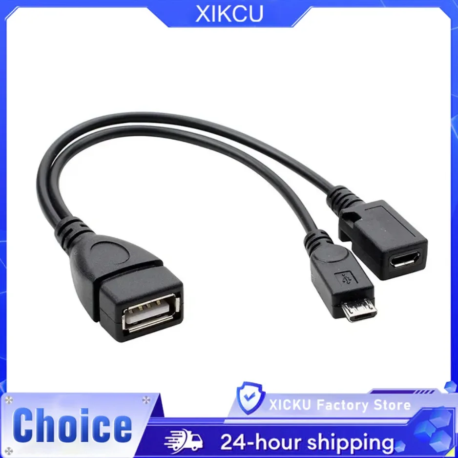 NEW 2 in 1 OTG Cable Replacement for Fire Stick 4K Compatible with Android Phone Tablet Micro USB Host with Micro USB Power