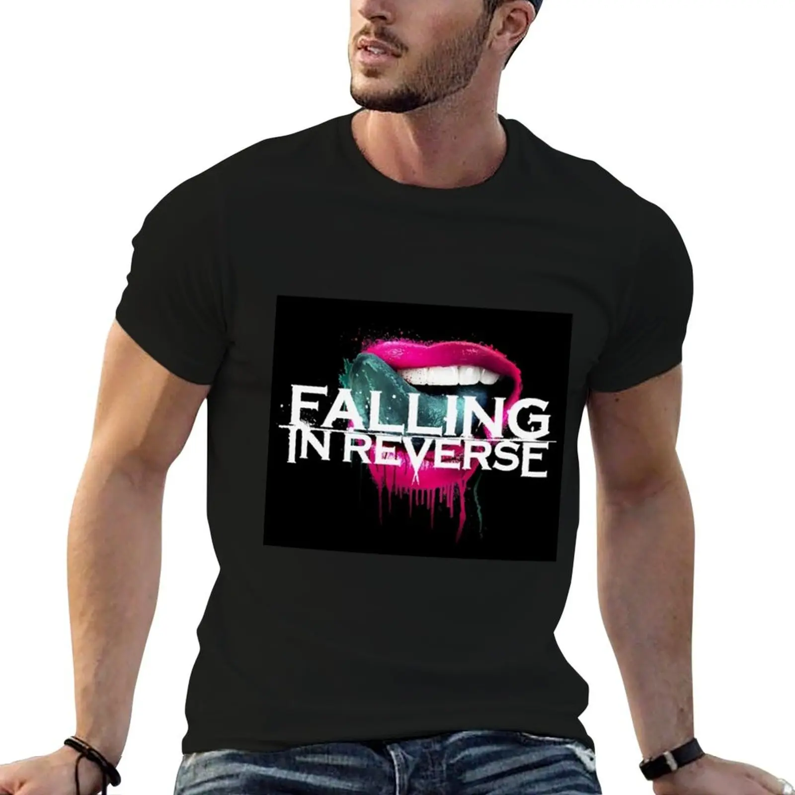 

falling in reverse best seller T-Shirt anime stuff plus size tops custom shirt outfits for men