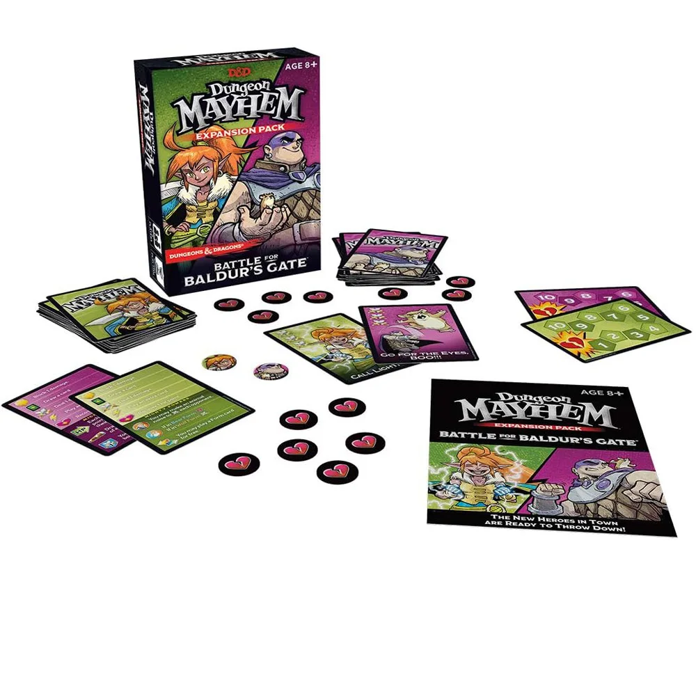 Dungeon Mayhem: Monster Madness Board Game Dungeon Mayhem Dungeons & Dragons Card Game Wizards of The Coast Party Game