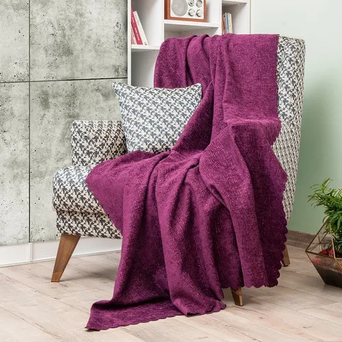 Latuda Chenille Jacquard Pattern Anti-Slip Sofa Throw | Seat Cover | Sofa Bed Cover