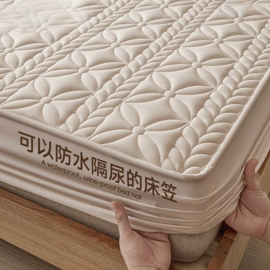 

Type A quilted waterproof mattress protector, single mattress cover, urine-proof pad, thickened pure cotton dust-proof bed cover