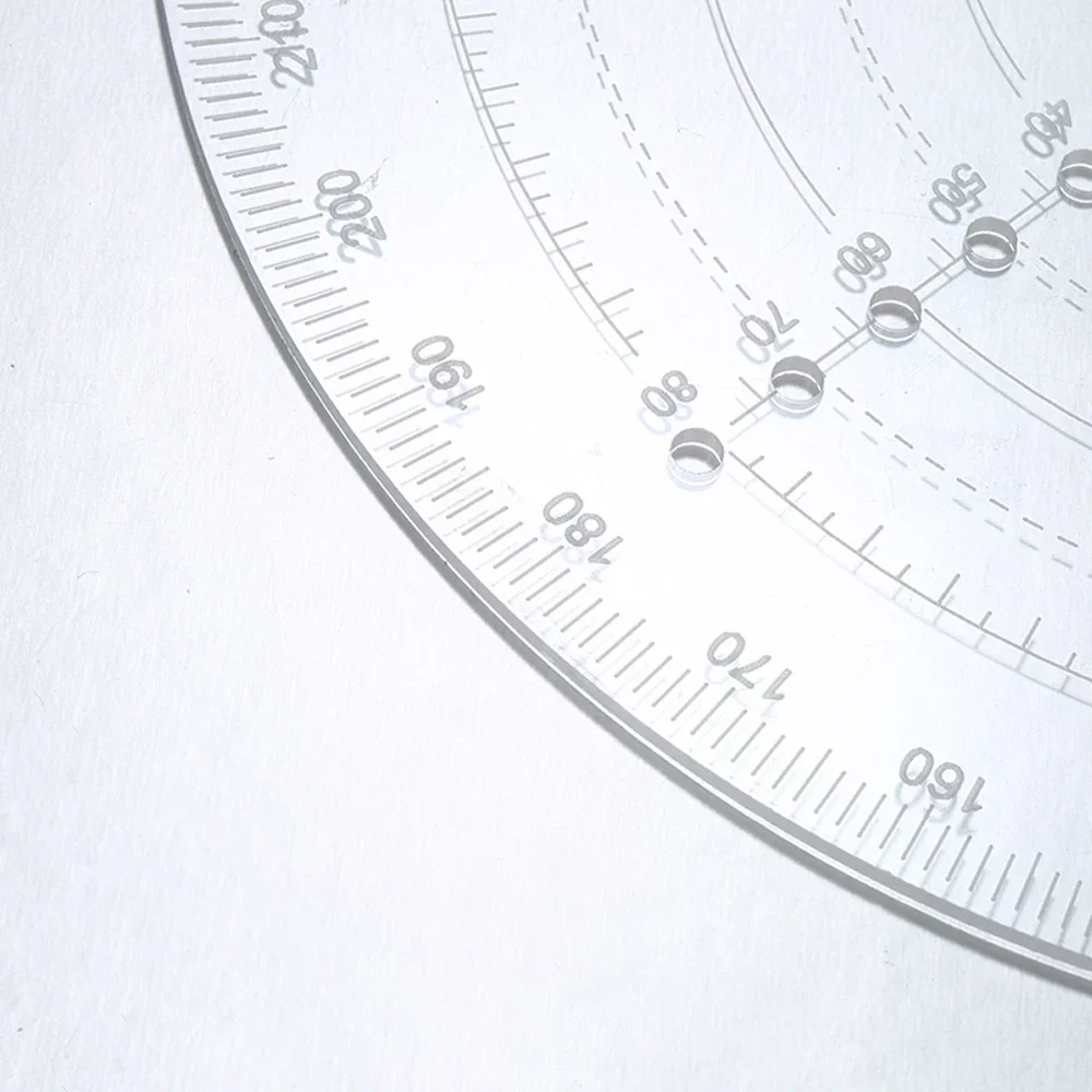 Round Center Finder Compass Clear Acrylic Lathe Centering Tool Circle Gauge for Drawing Circles Wood Turning Lathe Work Tool