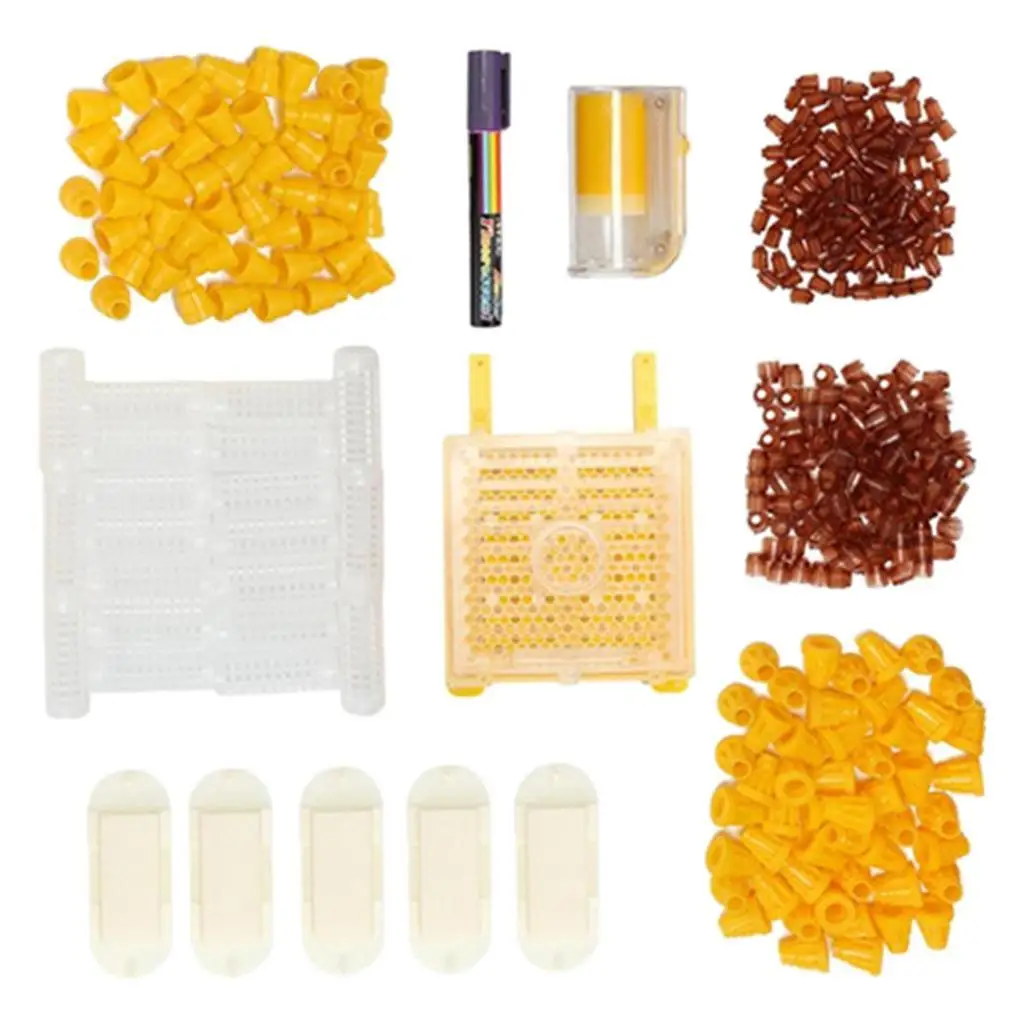 queen-bee-rearing-grafting-kit-for-keeper-keeping-breeding-beekeeping-apiculture-beehive-cage-cell-holder-plastic-tool-supplies