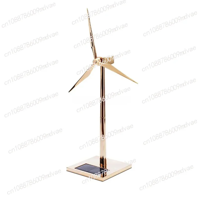 

Модель солнечного вентилятора, Золотая ветряная турбина, ветряная мельница, продвижение ветряной энергии, подарок, офисные украшения, доступны