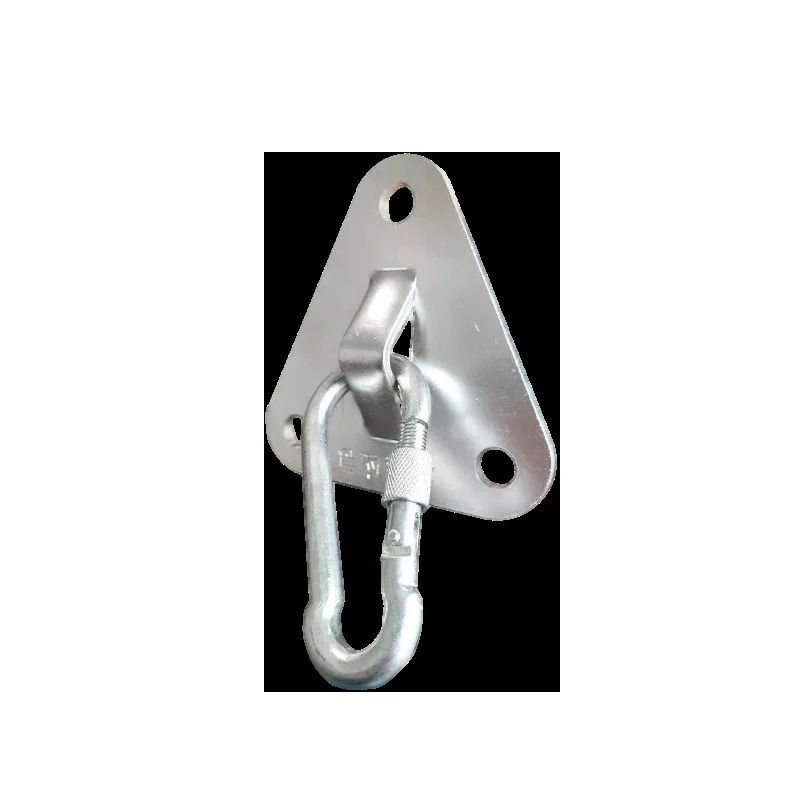 Escape Rope Fixed Hook Descender Large Fixed Device Triangular Bracket Hook Hanging Plate Escape Descender