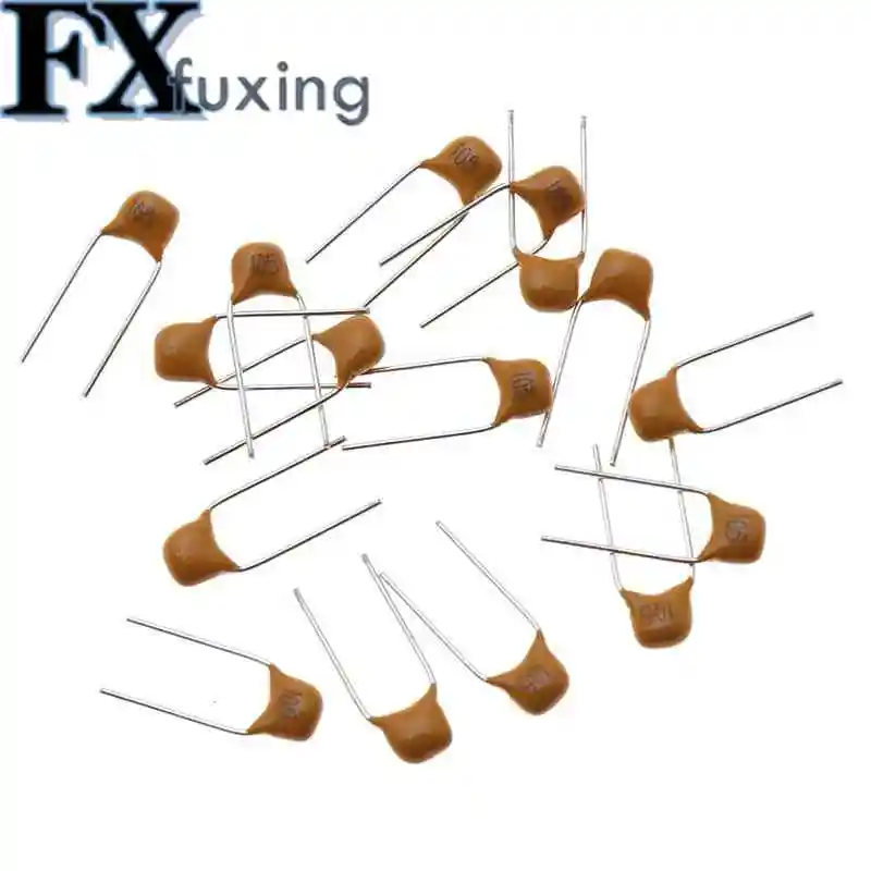 100Pcs 50V Monolithic Ceramic Capacitor 0.1UF 104 0.22UF 224 0.33UF 334 0.47UF 474 1UF 105 Foot Distance 5.08MM