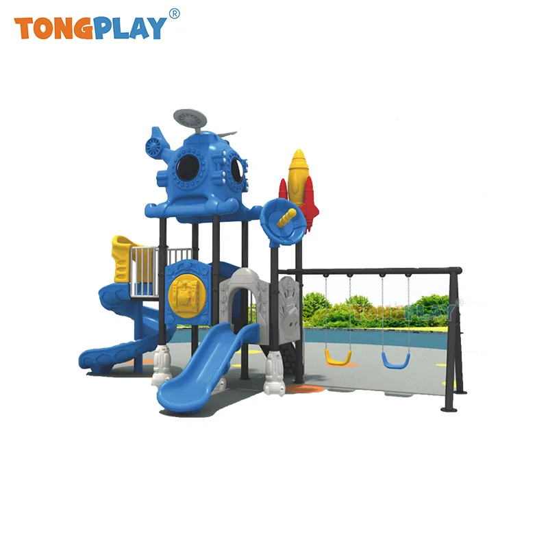 Combinado Playground ao ar livre para crianças, Slide segurança, parque de diversões, Kindergarten uso, alta qualidade