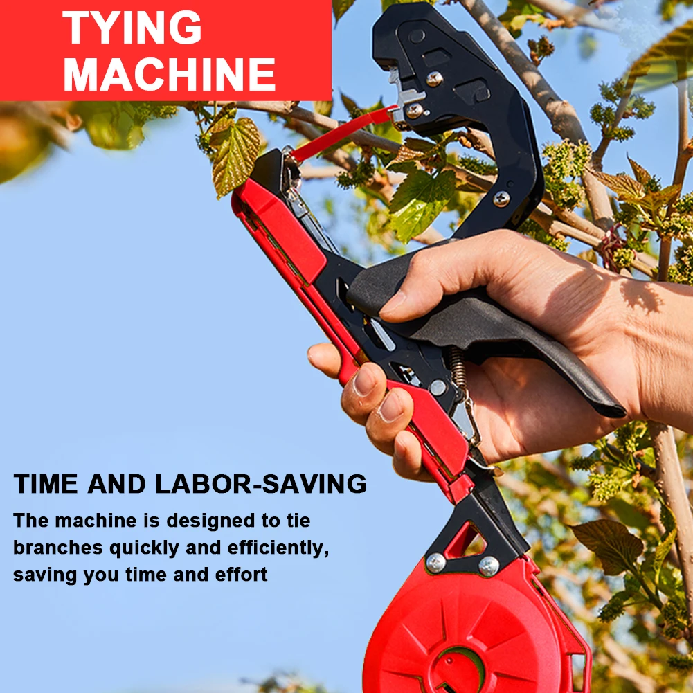 Tomato Binding Machine Gardening Tool Seedling Vine Binding Vegetable Tapener Tapes for Home Garden Branch Tying Garden Tools