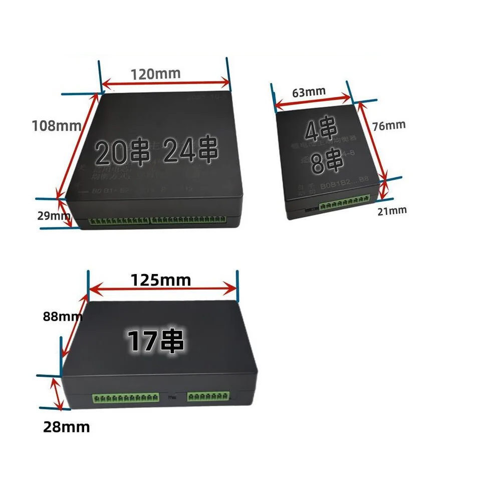 10A Active Balancer 4S ~ 24S Balance Board Li ion Lifepo4 batteria al litio auto elettrica RV accumulo di energia 8S 16S 20S BMS equalizzatore