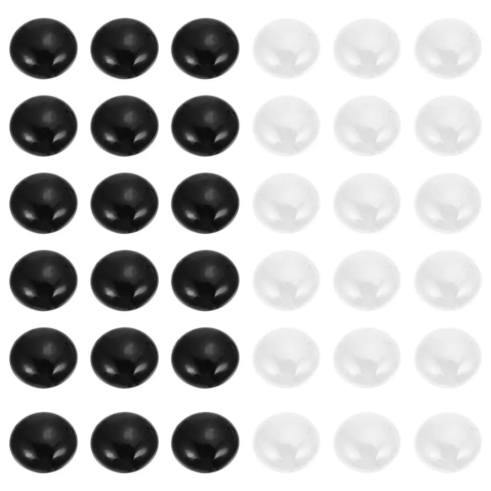 

Керамические бусины с плоским основанием Gobang, фарфоровые шахматные фигуры, аксессуары для рукоделия, ручная работа