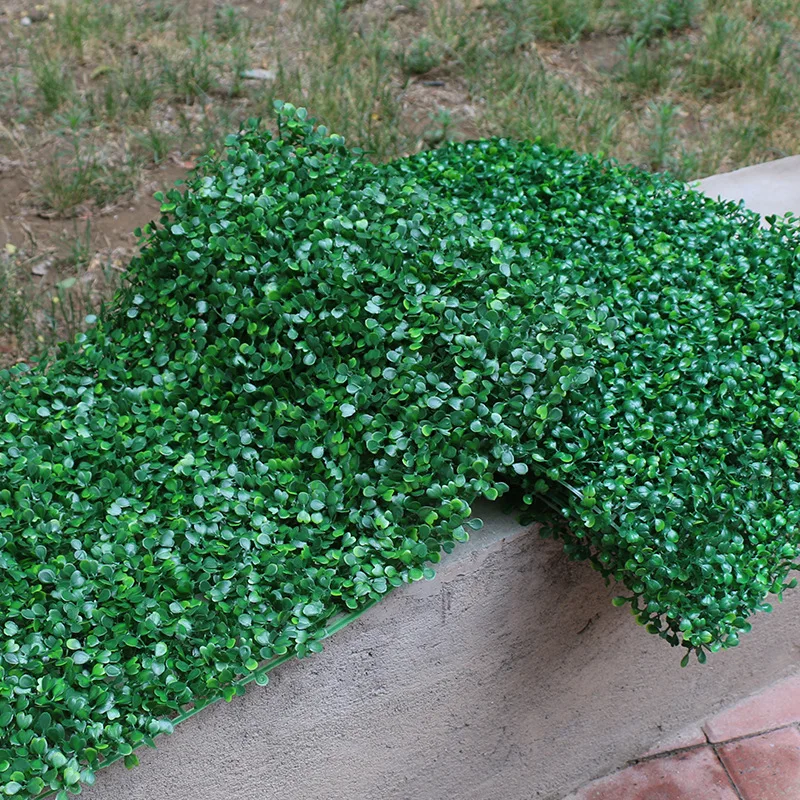 Simulation plant wall fake lawn green plant wall decoration background wall fake flower landscaping artificial plastic green tur