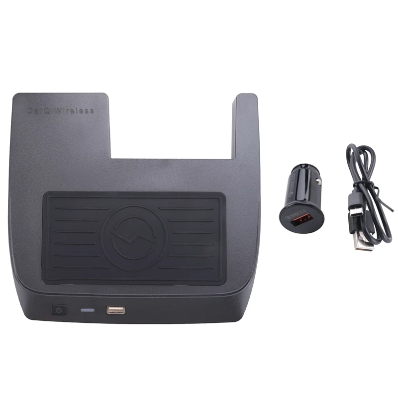 

Car Wireless Charger For Honda Civic 2016-2021 Accessories Center Console Storage Box Phone Wireless Charging Pad Mat