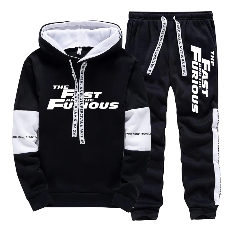 Jogging Hooded Sweatpants Sweatshirt for Men tracksuit Long Casual Hot Sales Comfortable Daily Autumn Winter High Quality Sports