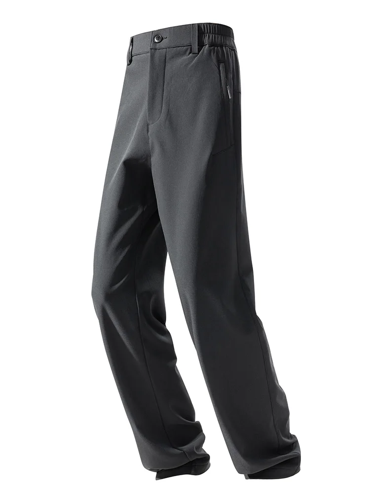 Outdoor Hiking ell Pants Windproof Water Resistant Men's Sport Casual Mountain Climbing Soft ell Trousers Trendy Long Str...