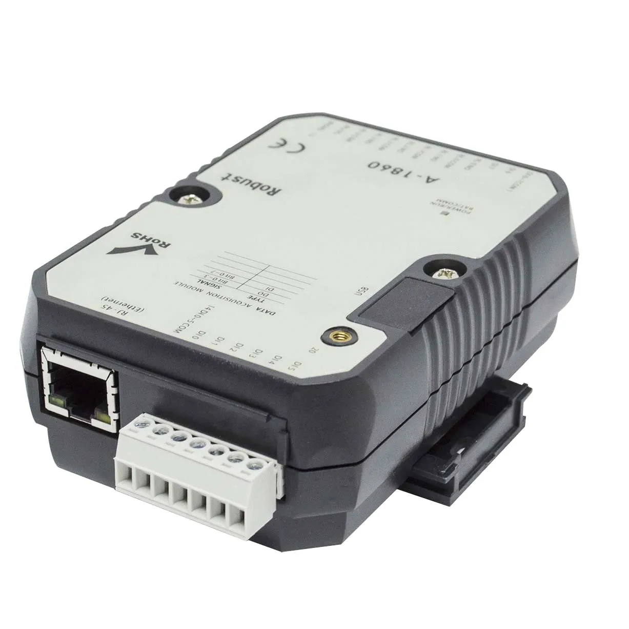 Módulo Modbus TCP IO con salida de relé de potencia de puerto Ethernet (A-1860)