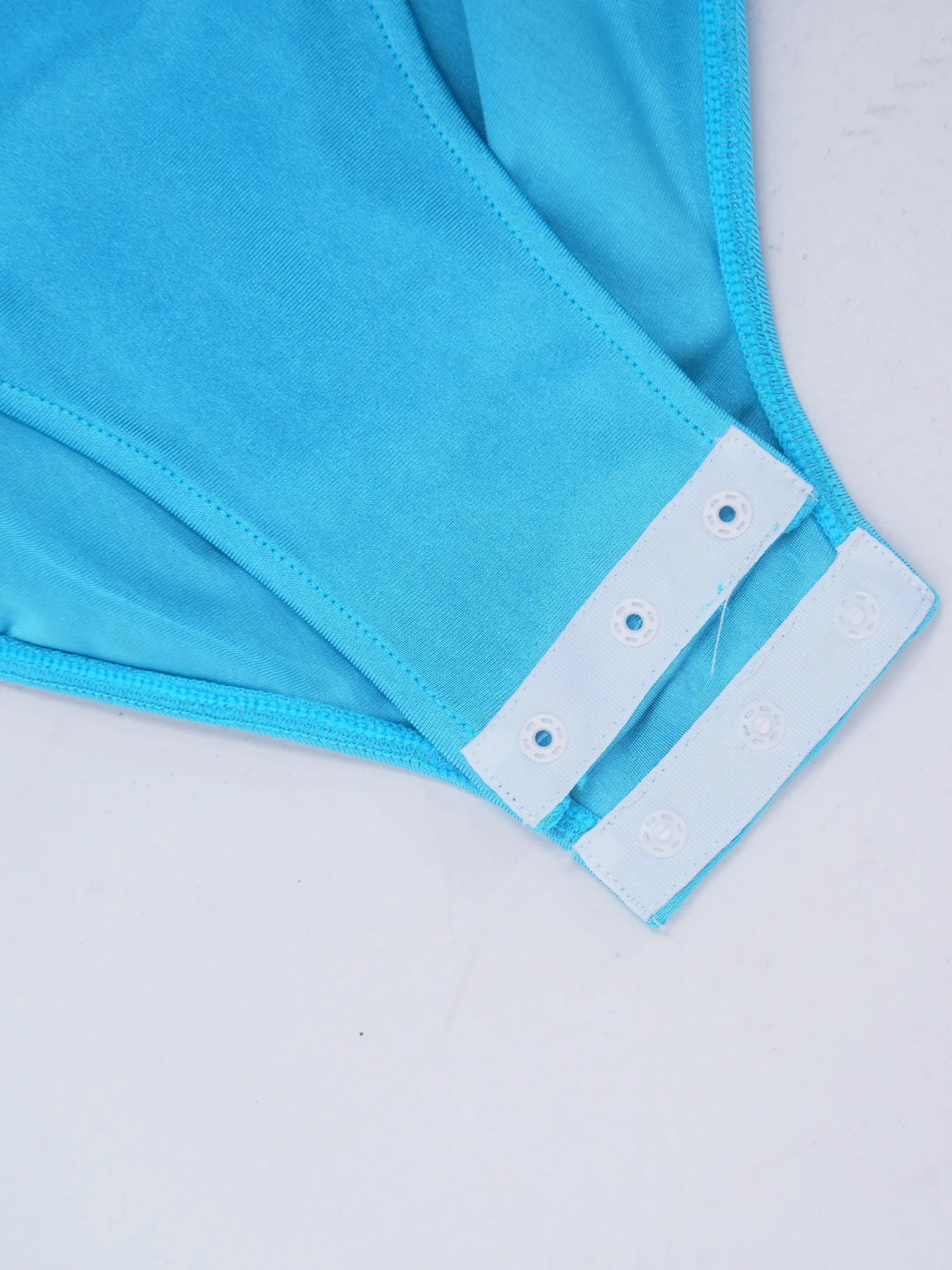 Womens Long Sleeve Gymnastics Tight Jumpsuit Irregular Sheer Mesh Figure Skating Roller Skating Ballet Dancewear Leotard Dress