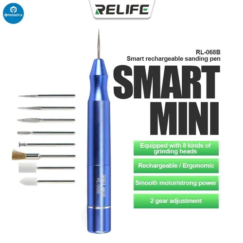 Portable Rechargeable Wireless polishing grinding pen Phone Screen Residue OCA Adhesive Remover Cutter Shovel Clean Repair Tool