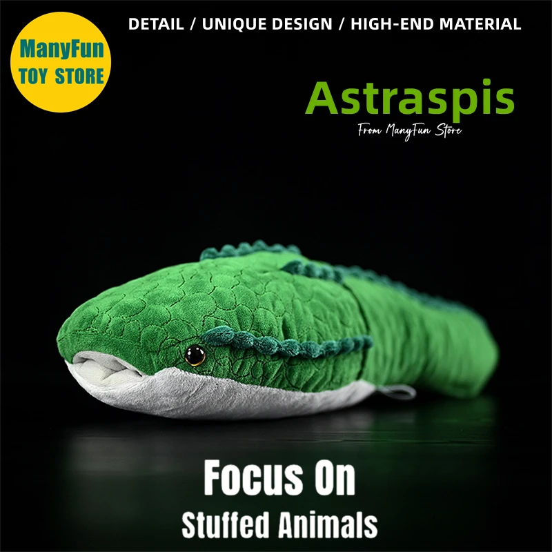 Astraspis Knuffel High Fidelity Ordovicium Agnatha Plushie Kaakloze vis Peluche Levensechte Knuffels Simulatie Pop Speelgoed