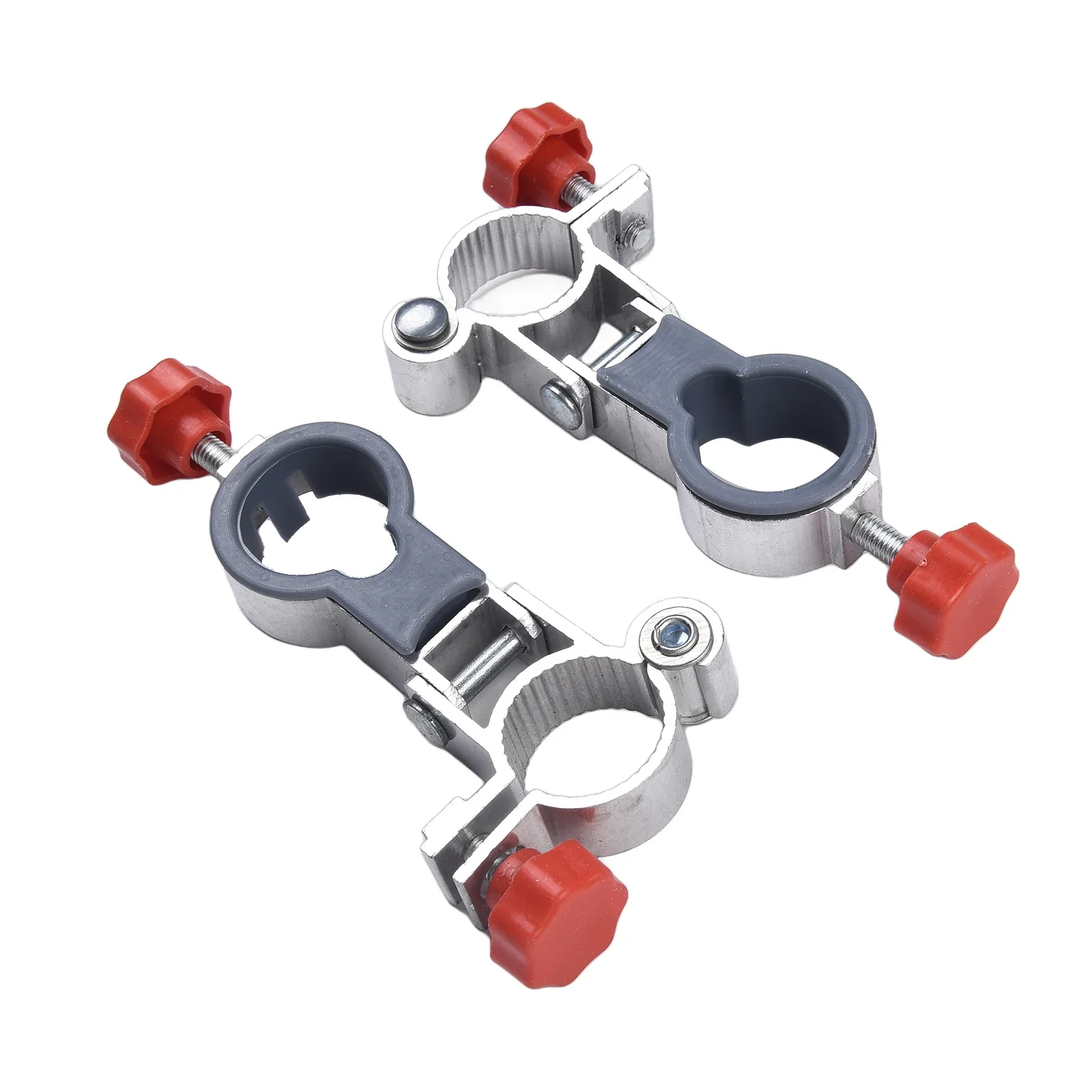 Aluminum Clip On Mount For Umbrella 2 Pcs For Garden Chair Parasol Support On Outdoor Patio Balcony Deck Applications