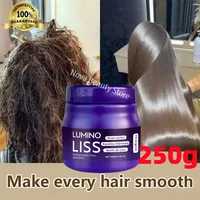 Crema alisadora de proteínas, nutre suaviza el cabello, crear cabello liso y sedoso, reparación de rizos de Frizz, naturalmente sin dañar el cabello