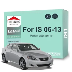 15Pcs Cars Accessories Canbus LED Interior Light For Lexus IS IS250 IS300 IS350 IS220D 2006 2007 2008 2009 2010 2011 2012 2013