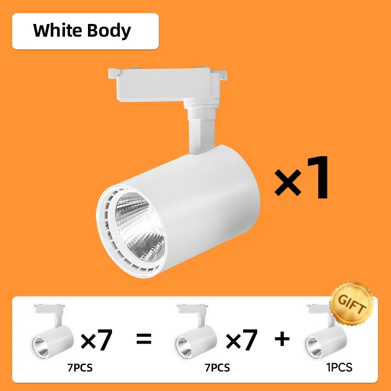 LED Track Light Set Railverlichting Plafondlamp LED Tracklamp Railverlichting Spotverlichting 220V Spotlight voor Keuken Winkel Slaapkamer Huis