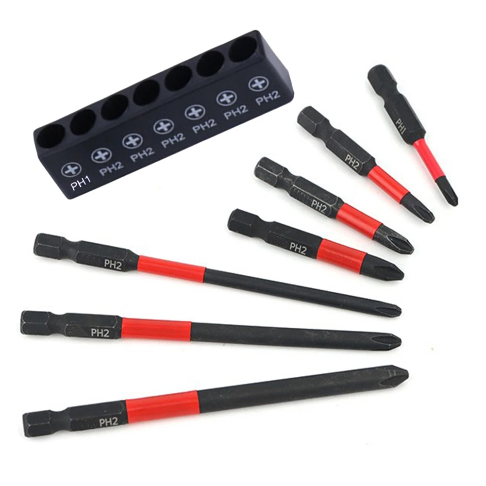 Easy to handle suitable for both beginners and experts 7pcs Magnetic Batch Head Cross Screwdriver Set for All Skill Levels